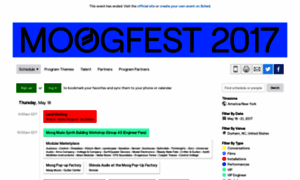 Moogfest2017.sched.com thumbnail