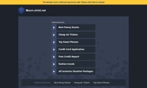 Moon-child.net thumbnail