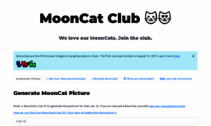 Mooncat.club thumbnail