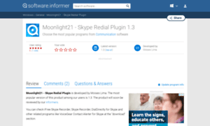 Moonlight21-skype-redial-plugin.software.informer.com thumbnail