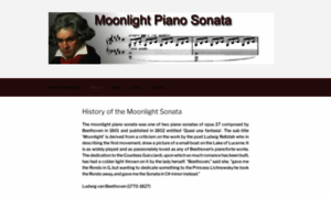 Moonlightpianosonata.com thumbnail