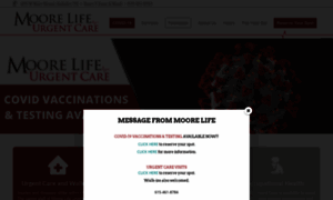 Moorelifeurgentcare.com thumbnail