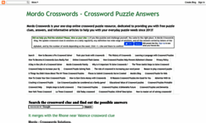 Mordo-crosswords-solution.blogspot.com thumbnail