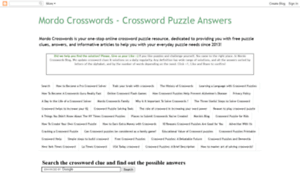 Mordo-crosswords-solution.blogspot.in thumbnail