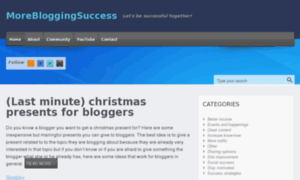 Morebloggingsuccess.com thumbnail