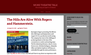 Moretheatretalk.wordpress.com thumbnail