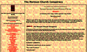 Mormonconspiracy.com thumbnail