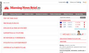 Morningnewsbrief.ro thumbnail