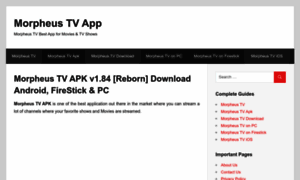 Morpheustvapkdownload.com thumbnail