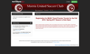 Morris-united-travel-soccer.siplay.com thumbnail