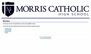 Morriscatholic.schooladminonline.com thumbnail