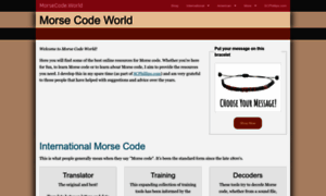 Morsecode.world thumbnail