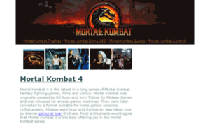Mortalkombat4.org thumbnail