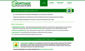 Mortgagecalculators.com thumbnail