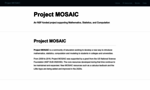 Mosaic-web.org thumbnail