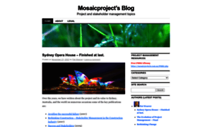Mosaicprojects.wordpress.com thumbnail