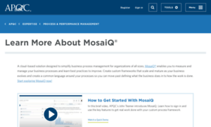 Mosaiq.apqc.org thumbnail