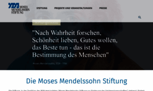 Moses-mendelssohn-stiftung.de thumbnail