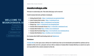 Moskovskaya.site thumbnail