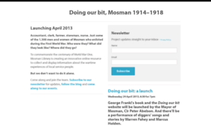 Mosman1914-1918.net thumbnail