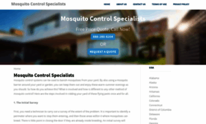 Mosquitocontrolspecialists.com thumbnail