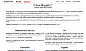 Mosquitto.org thumbnail