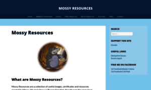 Mossyresources.com thumbnail