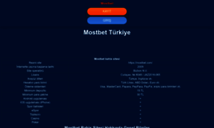 Mostbet-turkiye.net thumbnail