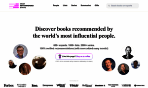 Mostrecommendedbooks.com thumbnail
