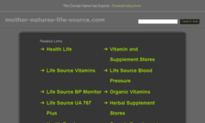 Mother-natures-life-source.com thumbnail