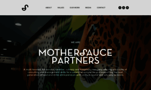 Mothersaucepartners.com thumbnail