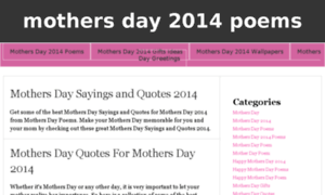 Mothersday2014poems.com thumbnail