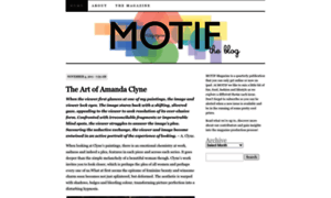 Motifmagazine.wordpress.com thumbnail