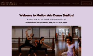 Motionartsdancestudios.com thumbnail