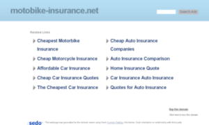 Motobike-insurance.net thumbnail