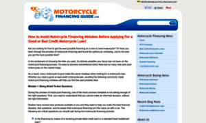 Motorcycle-financing-guide.com thumbnail