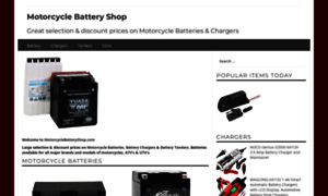 Motorcyclebatteryshop.com thumbnail