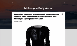 Motorcyclebodyarmorshop.blogspot.com thumbnail