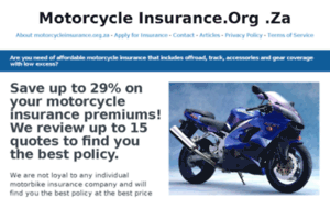 Motorcycleinsurance.org.za thumbnail