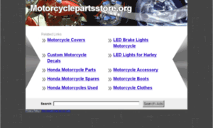 Motorcyclepartsstore.org thumbnail