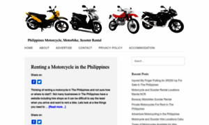 Motorcyclerentalphilippines.com thumbnail