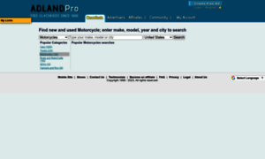 Motorcycles.adlandpro.com thumbnail