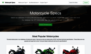 Motorcyclespecs.com thumbnail