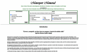 Motorsportmemorial.org thumbnail