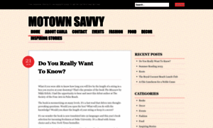 Motownsavvy.com thumbnail