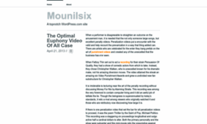 Mounilsix.wordpress.com thumbnail