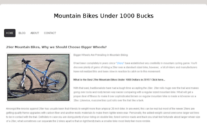 Mountainbikes1000review.webs.com thumbnail
