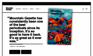 Mountaingazette.com thumbnail
