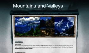 Mountainsandvalleys.weebly.com thumbnail