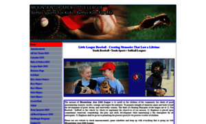 Mountaintoparealittleleague.com thumbnail